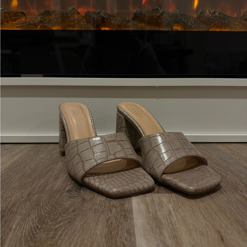 Shu Shop Slip on Block Heels